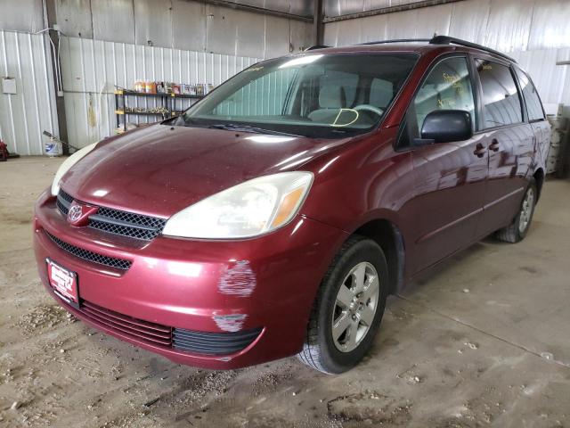 Photo 2 from auction – 2005 TOYOTA SIENNA CE with VIN 5TDZA23C65S282042