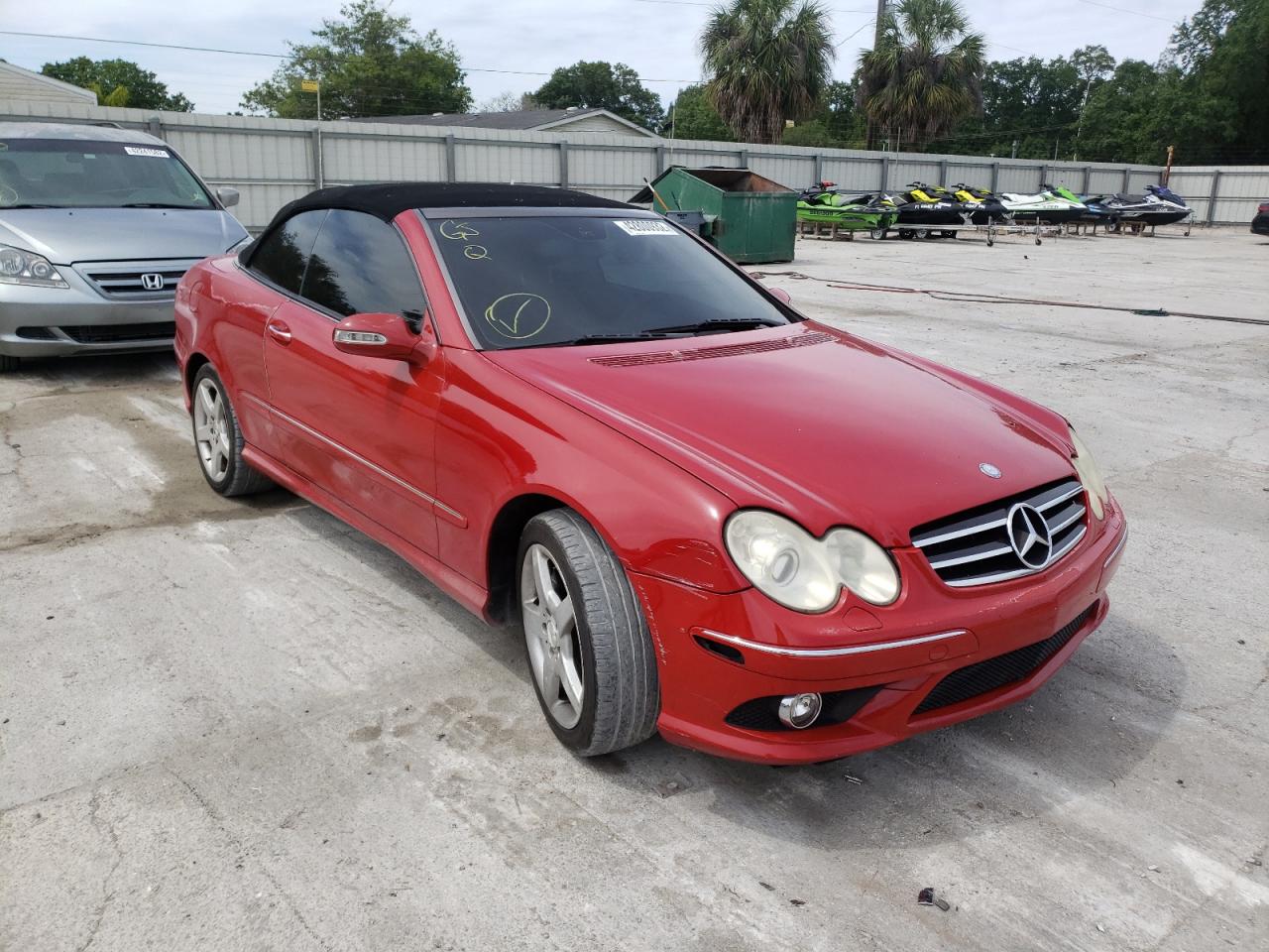 MERCEDES-BENZ CLK 550 2007 with VIN WDBTK72F67F223733 - Photo from auction
