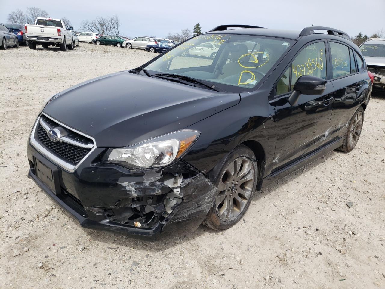 Photo 2 from auction – 2015 SUBARU IMPREZA SP with VIN JF1GPAT67F8320738