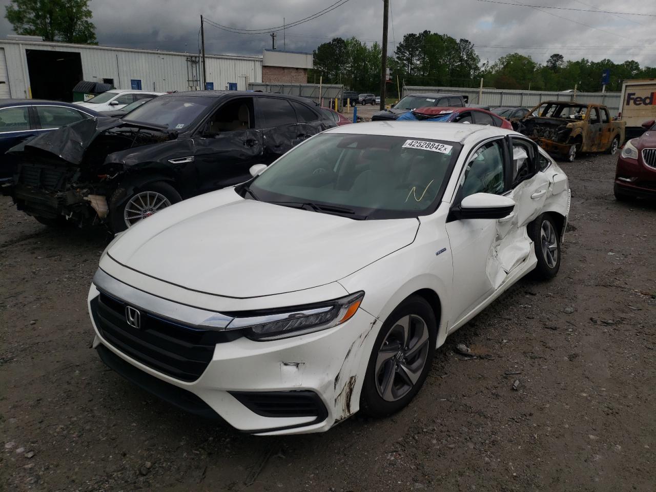 Photo 2 from auction – 2019 HONDA INSIGHT EX with VIN 19XZE4F58KE006934