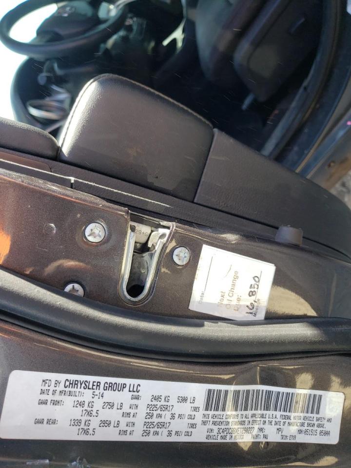 Photo 10 from auction – 2014 DODGE JOURNEY SX with VIN 3C4PDCBBXET290227