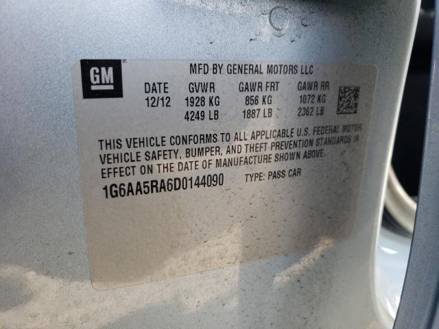 Photo 10 from auction – 2013 CADILLAC ATS with VIN 1G6AA5RA6D0144090