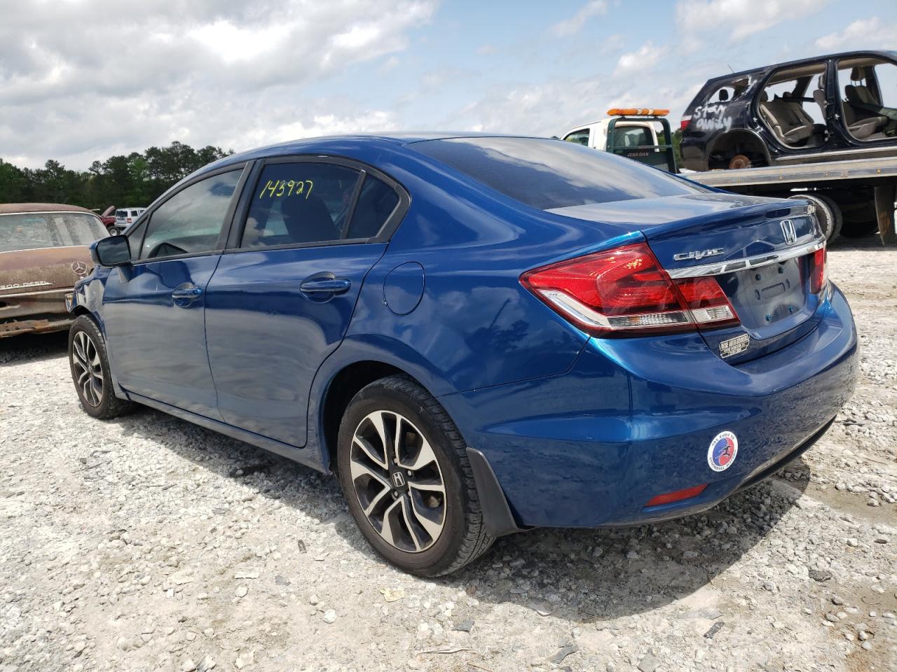 Photo 3 from auction – 2014 HONDA CIVIC EX with VIN 19XFB2F89EE074853