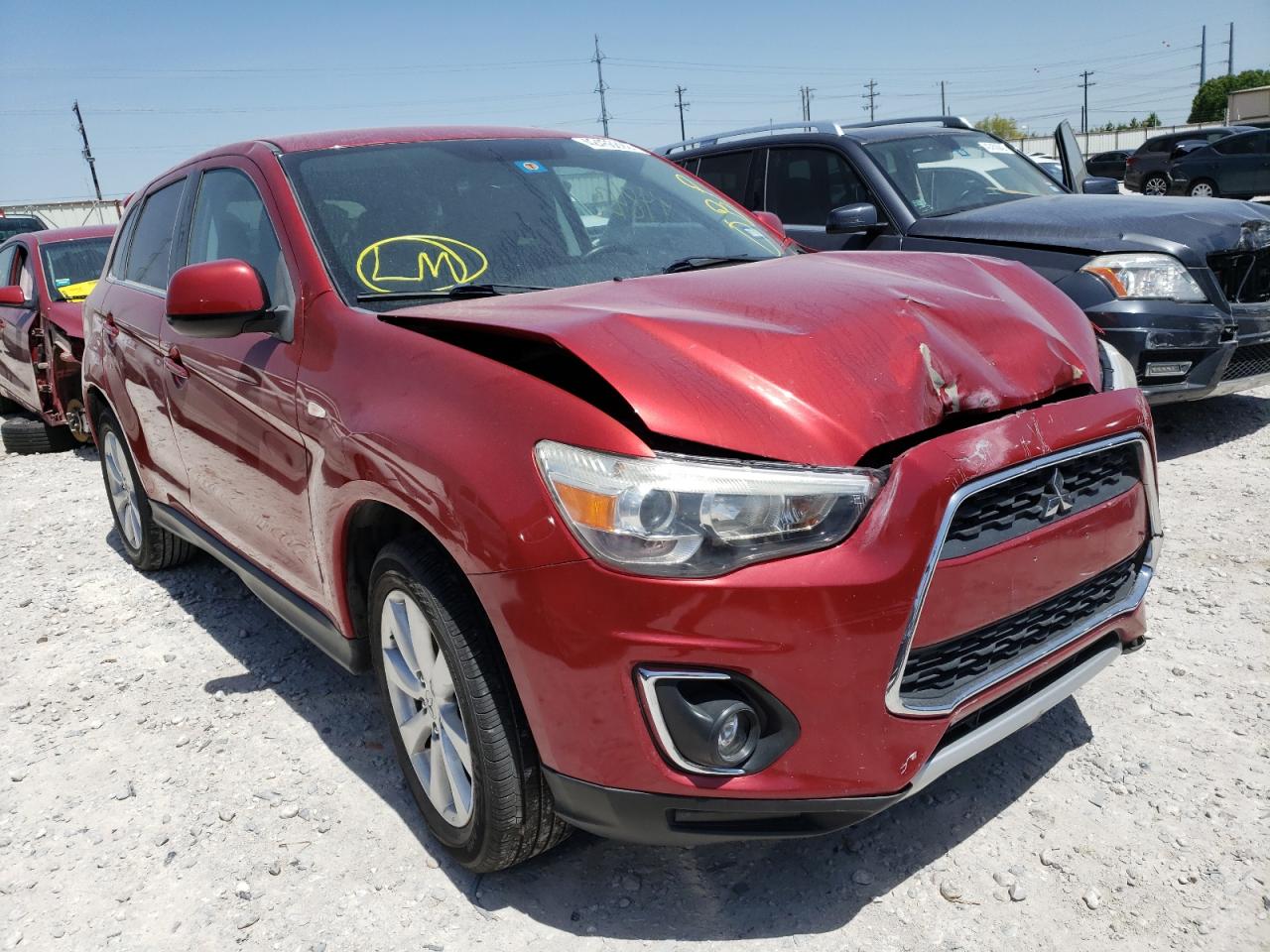 MITSUBISHI OUTLANDER 2013 with VIN 4A4AP4AU3DE012685 - Photo from auction