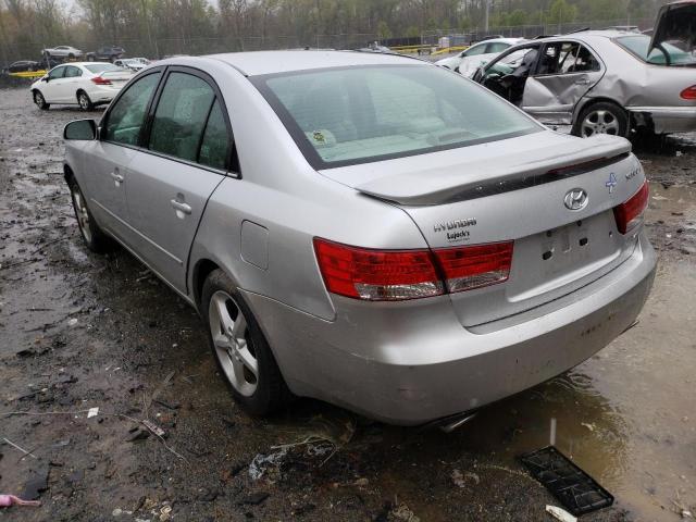 Photo 3 from auction – 2007 HYUNDAI SONATA SE with VIN 5NPEU46F17H217681