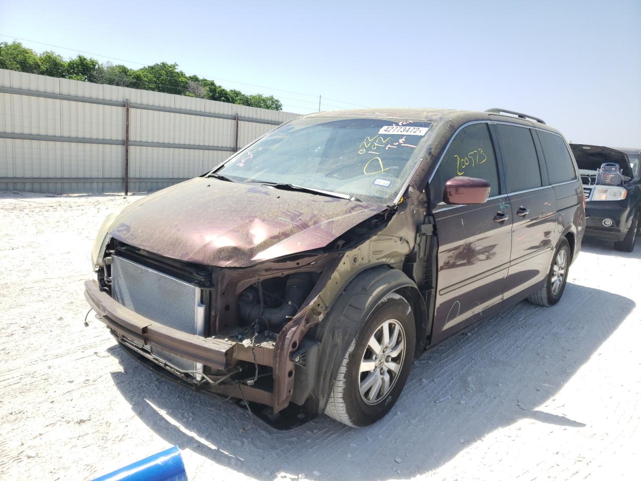 Photo 2 from auction – 2008 HONDA ODYSSEY EX with VIN 5FNRL38728B022192