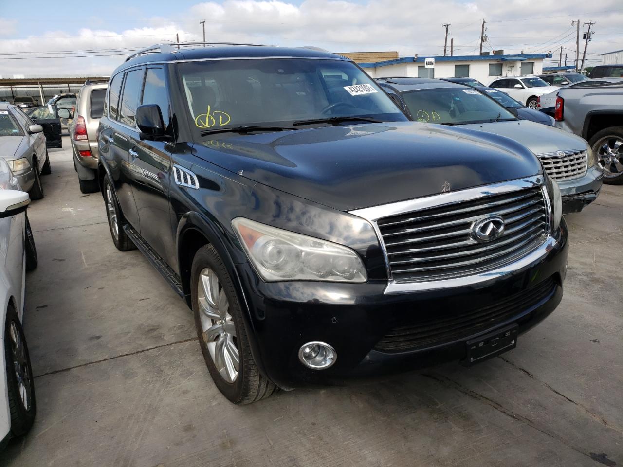 INFINITI QX56 2011 with VIN JN8AZ2NC2B9302823 - Photo from auction
