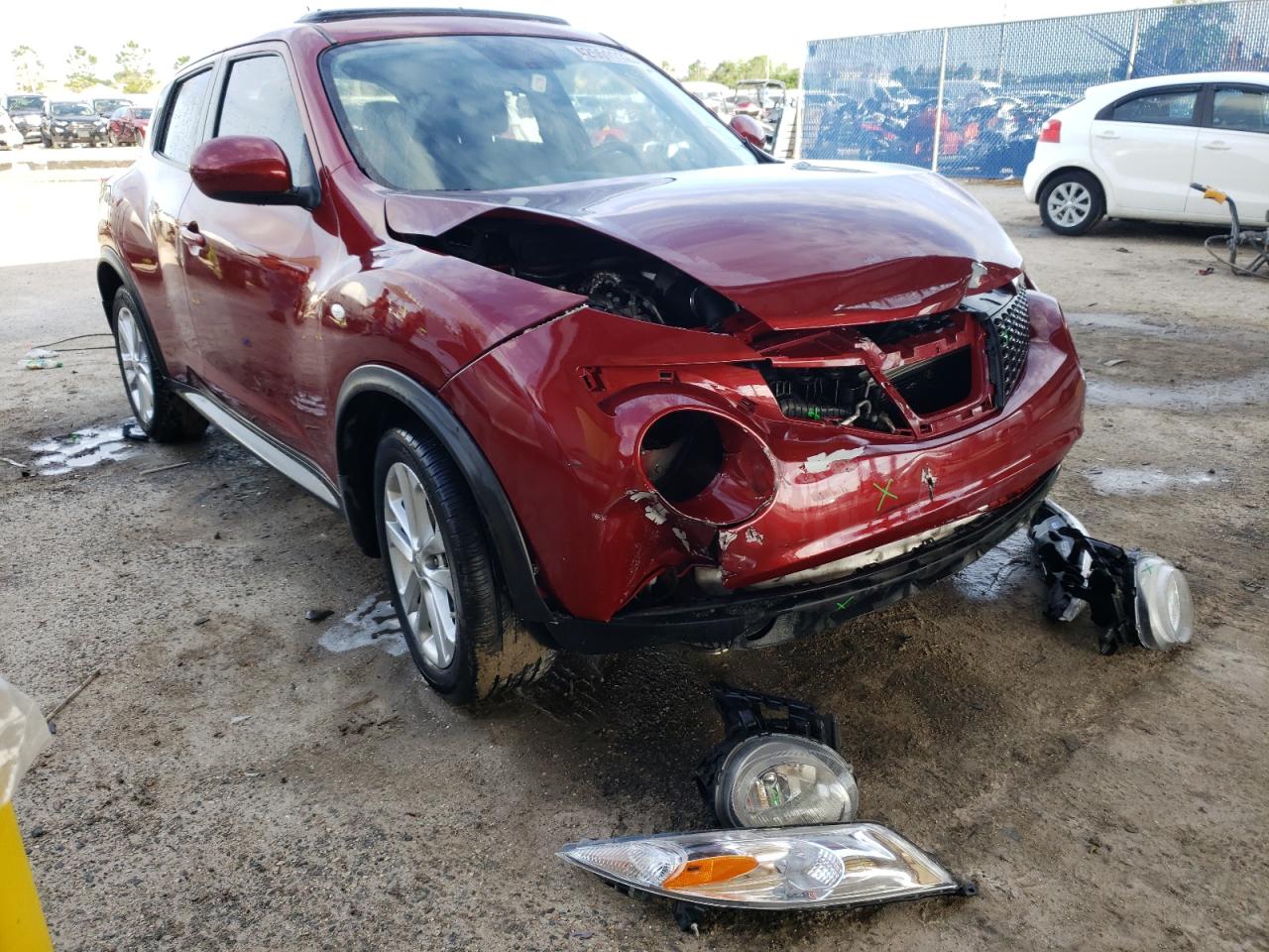 NISSAN JUKE S 2012 with VIN JN8AF5MR2CT113853 - Photo from auction
