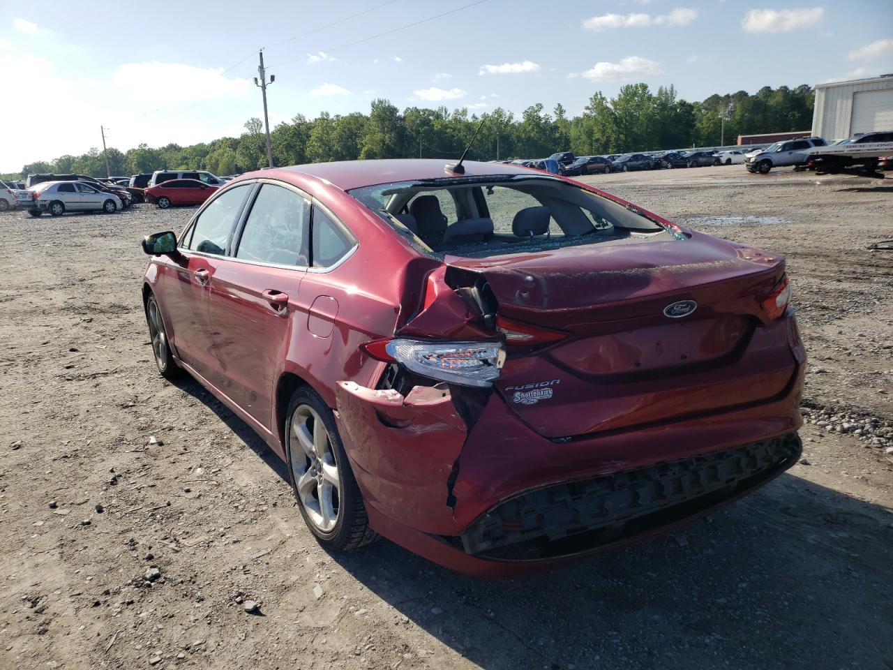 Photo 3 from auction – 2016 FORD FUSION with VIN 3FA6P0G72GR350111