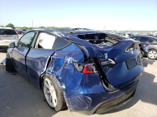 Photo 3 from auction – 2020 TESLA MODEL Y with VIN 5YJYGDEE5LF011981