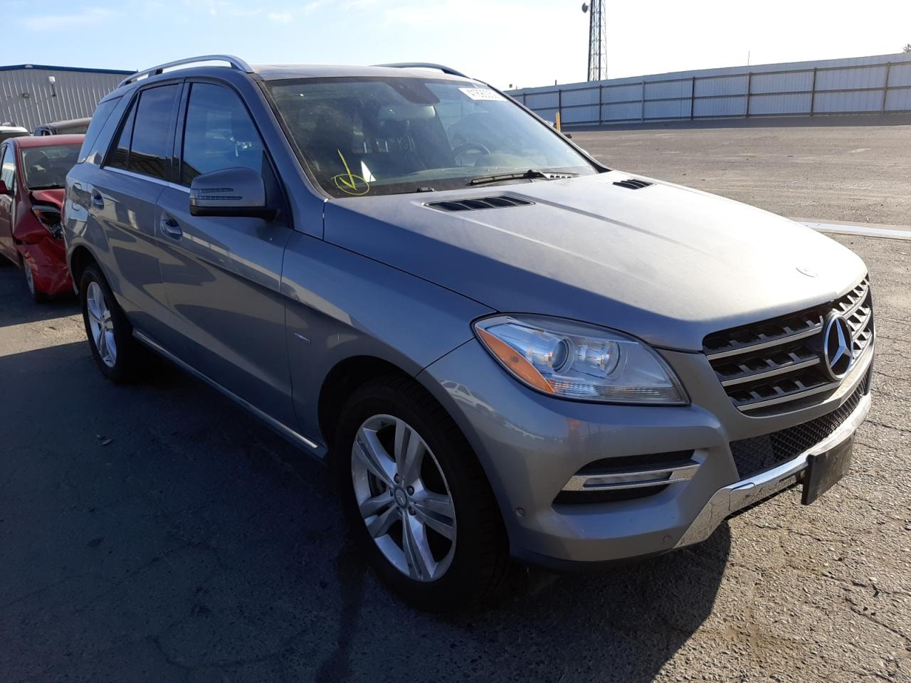 MERCEDES-BENZ ML 350 BLU 2012 with VIN 4JGDA2EBXCA013384 - Photo from auction