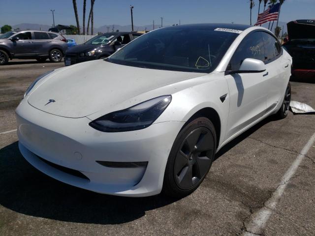 Photo 2 from auction – 2021 TESLA MODEL 3 with VIN 5YJ3E1EA9MF052689