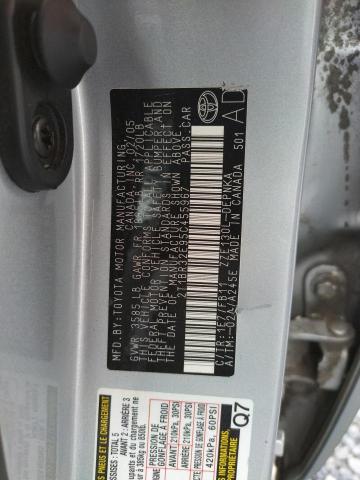 Photo 10 from auction – 2005 TOYOTA COROLLA CE with VIN 2T1BR32E95C455967