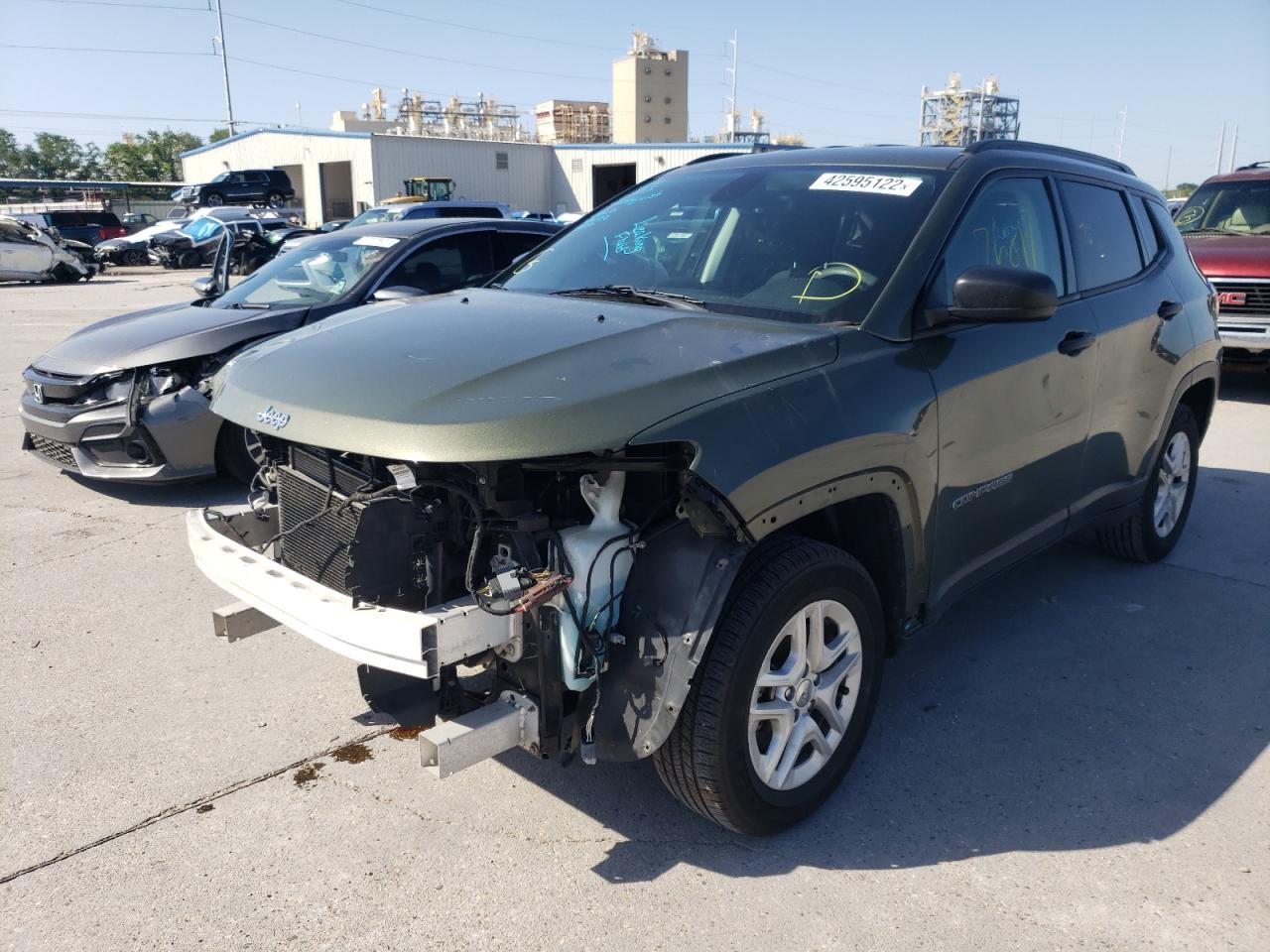 Photo 2 from auction – 2018 JEEP COMPASS SP with VIN 3C4NJCAB3JT214974