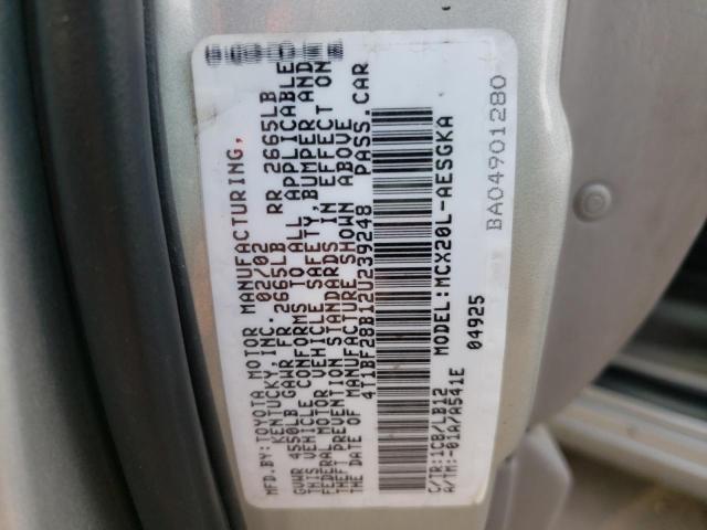 Photo 10 from auction – 2002 TOYOTA AVALON with VIN 4T1BF28B12U239248