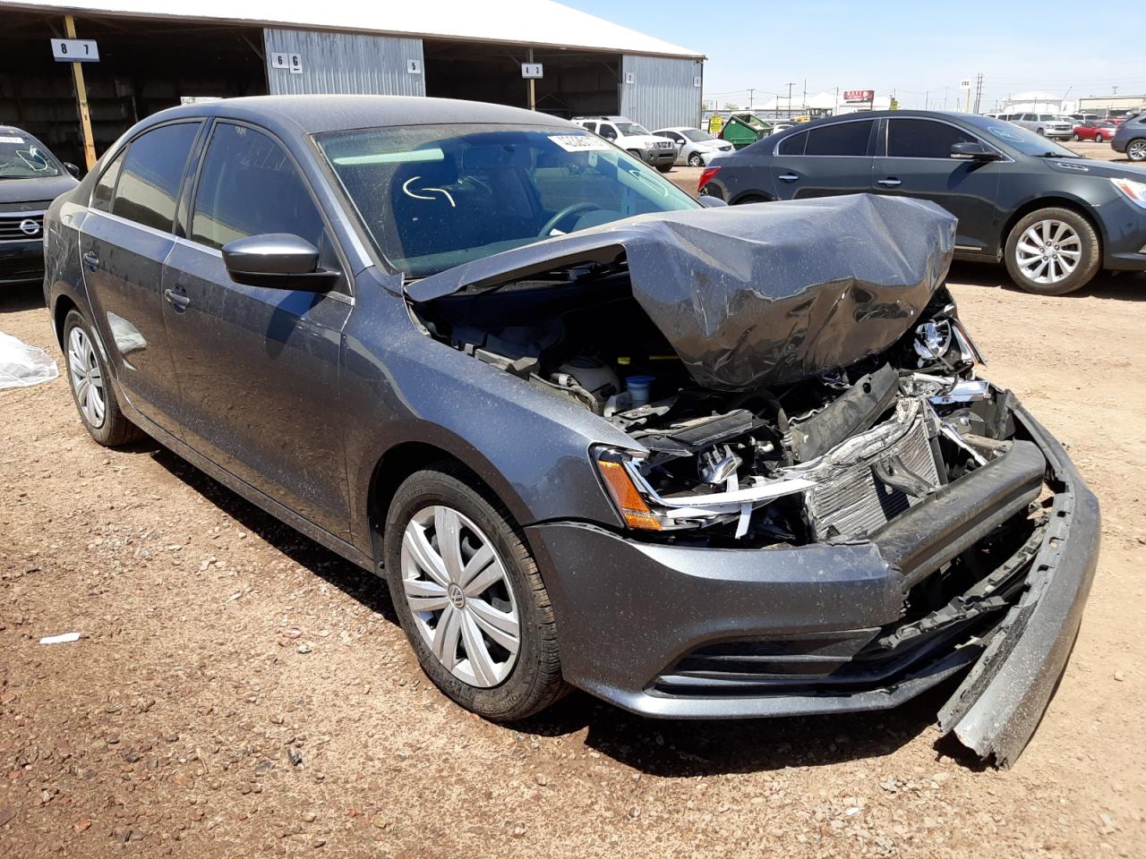 VOLKSWAGEN JETTA S 2017 with VIN 3VW2B7AJ1HM348432 - Photo from auction