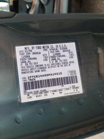 Photo 10 from auction – 1995 FORD RANGER SUP with VIN 1FTCR14A0SPA19315