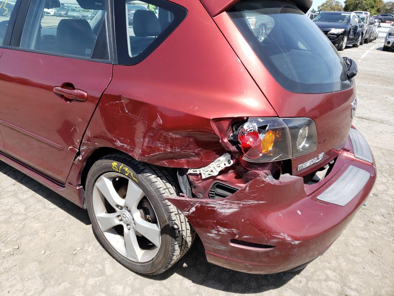 Photo 9 from auction – 2006 MAZDA 3 HATCHBAC with VIN JM1BK344861439967