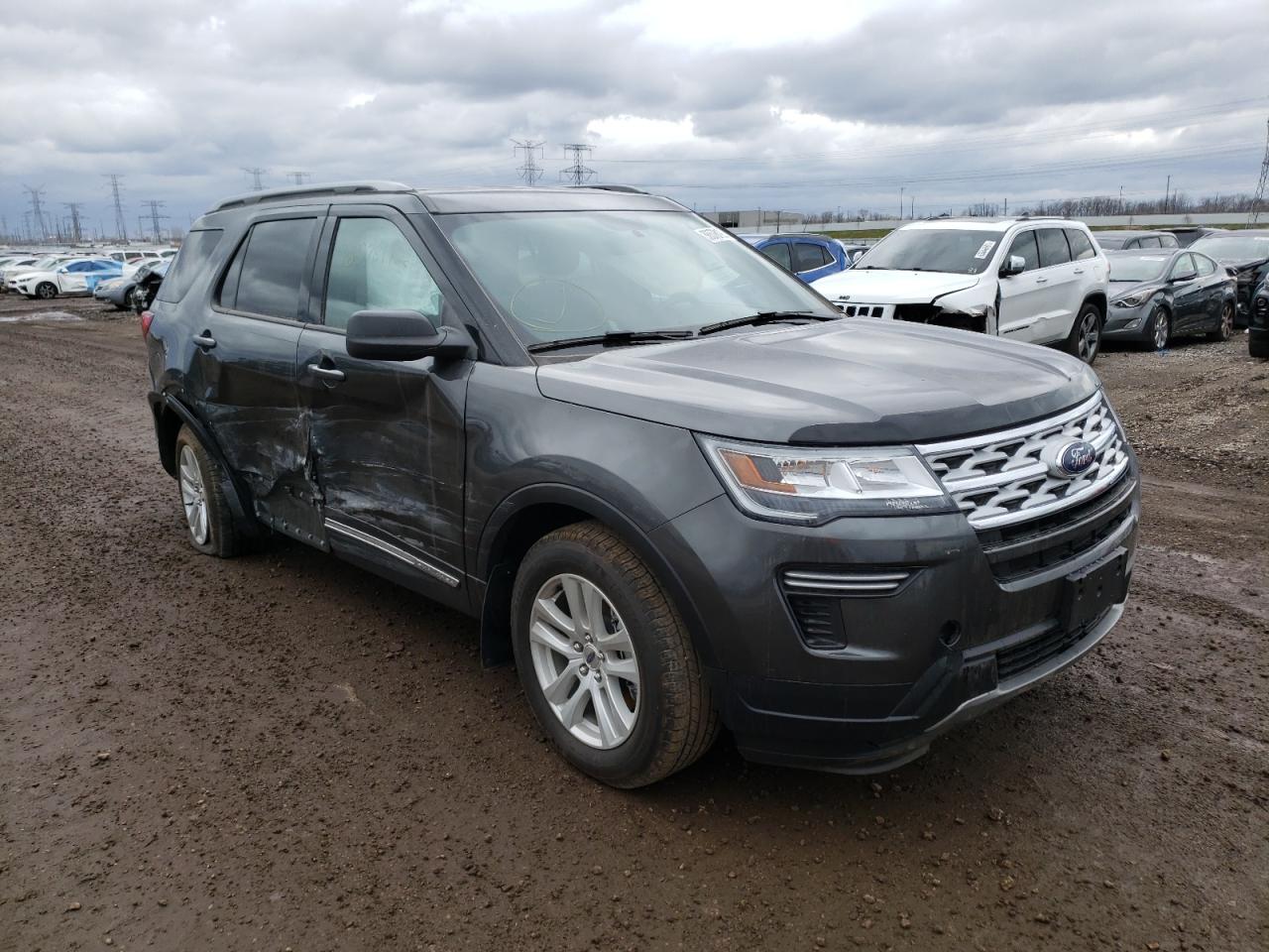 FORD EXPLORER X 2018 with VIN 1FM5K8D83JGC91239 - Photo from auction