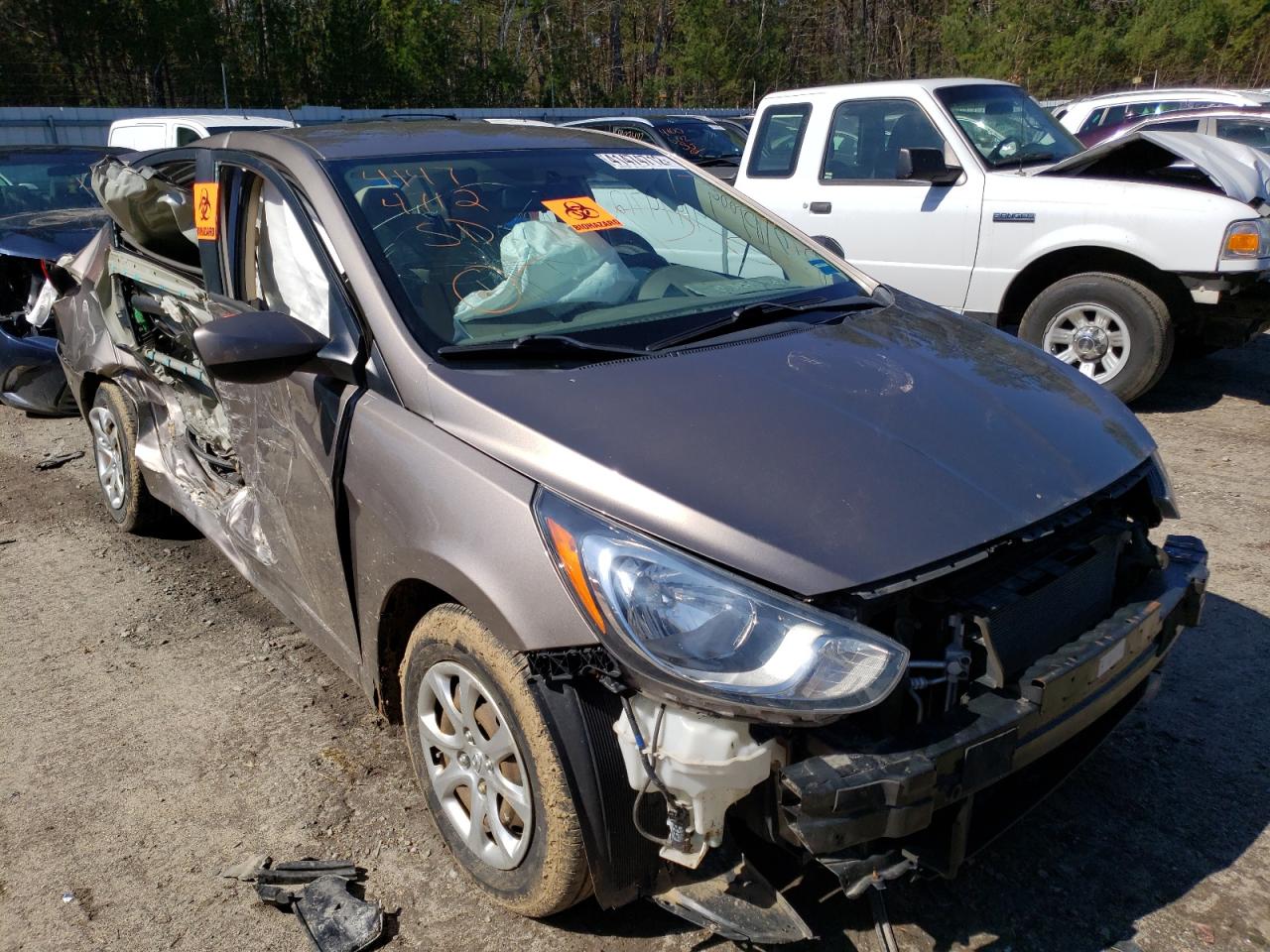 HYUNDAI ACCENT GLS 2014 with VIN KMHCT4AE8EU613856 - Photo from auction