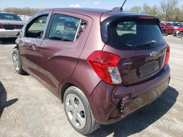 Photo 3 from auction – 2020 CHEVROLET SPARK LS with VIN KL8CB6SAXLC478860