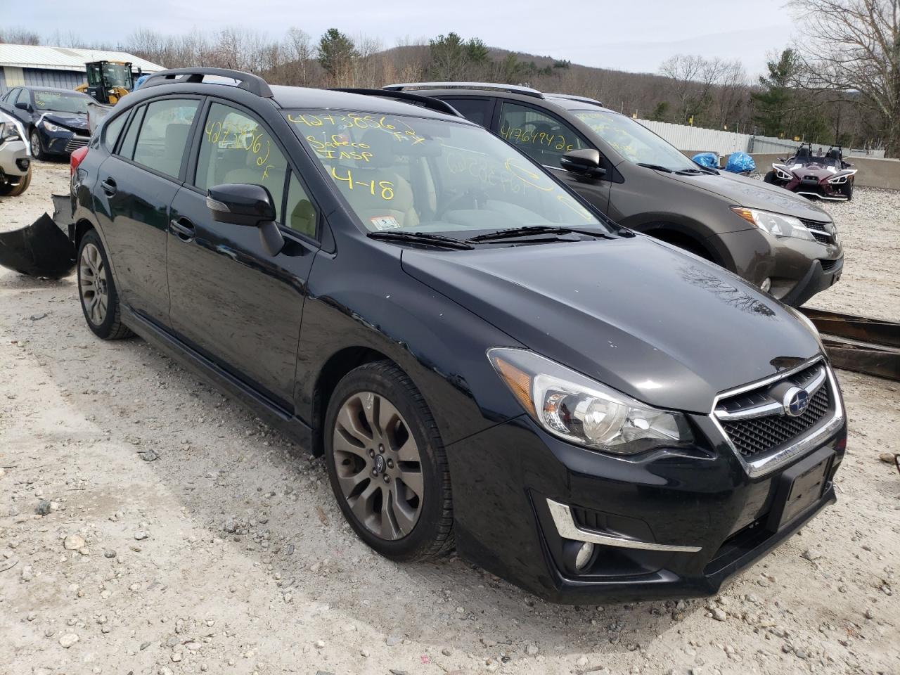 SUBARU IMPREZA SP 2015 with VIN JF1GPAT67F8320738 - Photo from auction