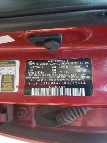 Photo 10 from auction – 2013 KIA OPTIMA LX with VIN 5XXGM4A72DG212344