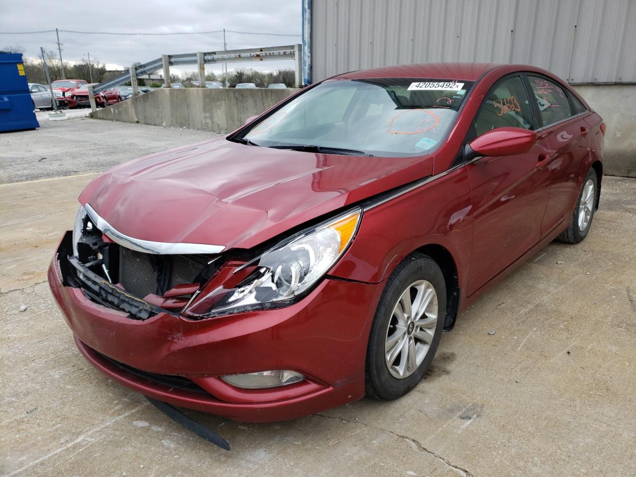 Photo 2 from auction – 2013 HYUNDAI SONATA GLS with VIN 5NPEB4AC9DH695779