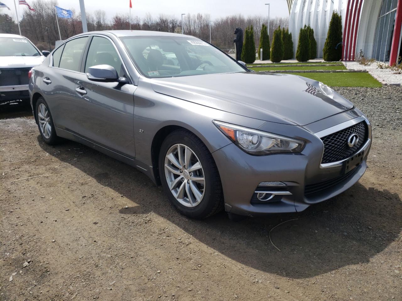 INFINITI Q50 BASE 2015 with VIN JN1BV7AR9FM417573 - Photo from auction