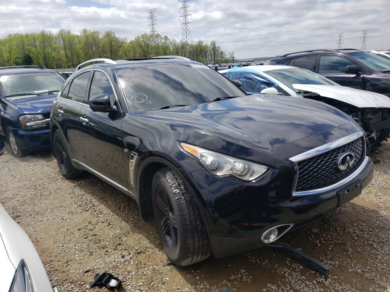 Photo 1 from auction – 2017 INFINITI QX70 with VIN JN8CS1MW1HM410360