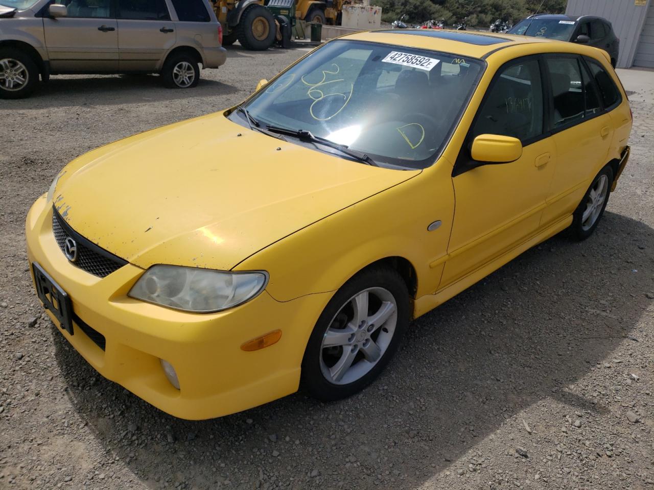 Photo 2 from auction – 2003 MAZDA PROTEGE PR with VIN JM1BJ246X31147747
