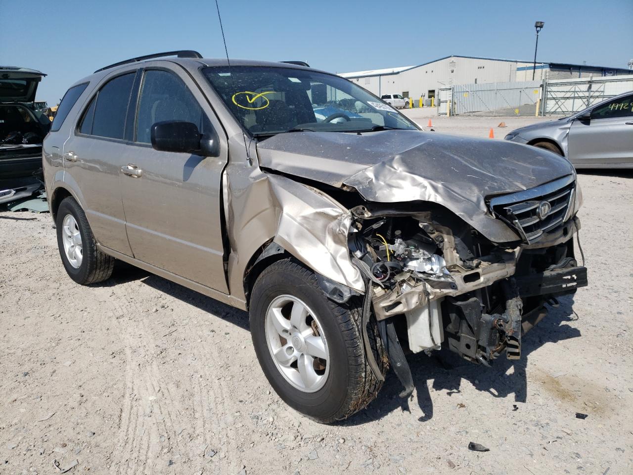 KIA SORENTO EX 2008 with VIN KNDJD735585853758 - Photo from auction