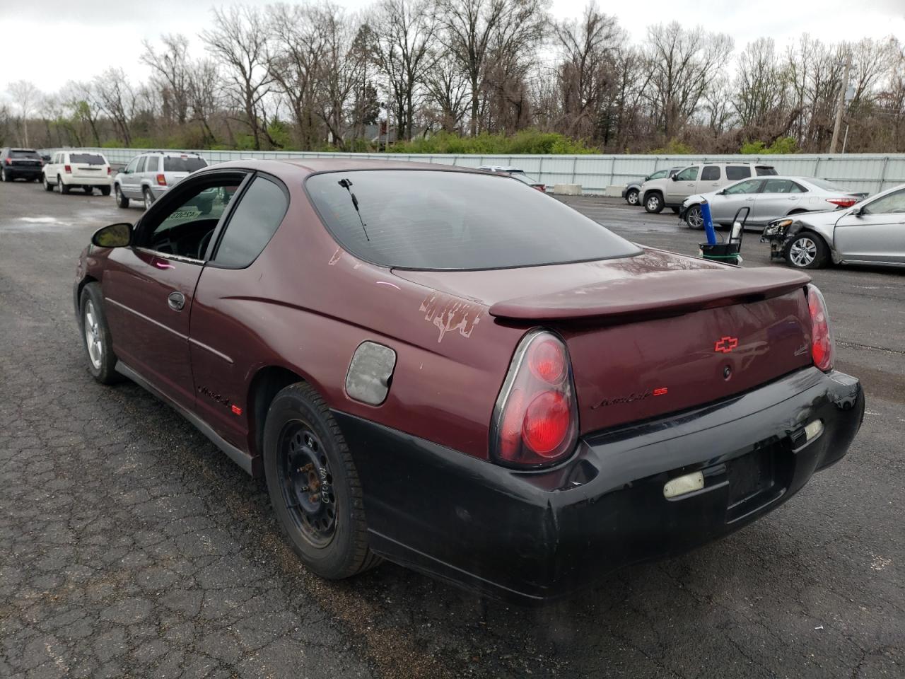 Photo 3 from auction – 2002 CHEVROLET MONTE CARL with VIN 2G1WX15K129144065