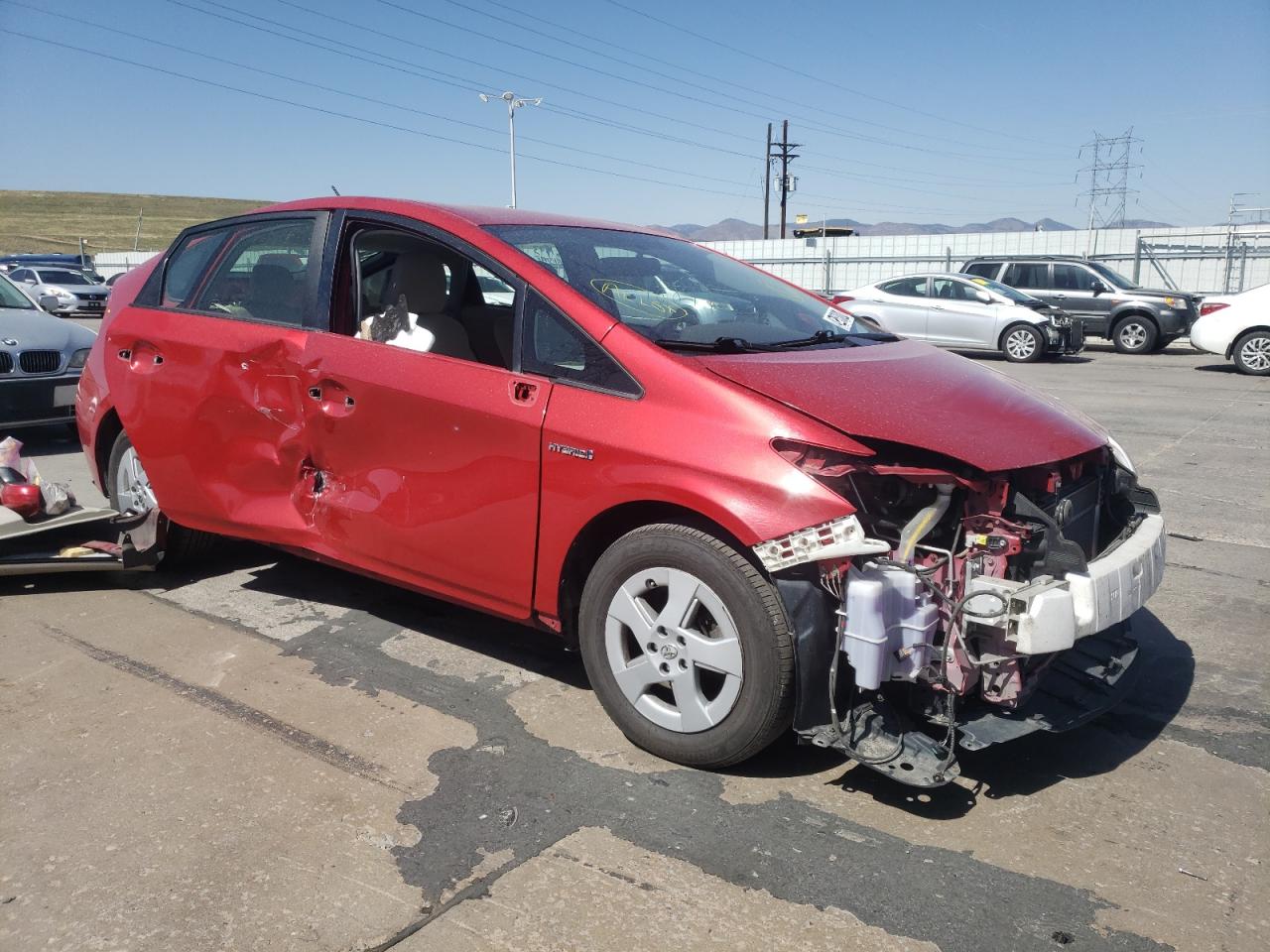 TOYOTA PRIUS 2010 with VIN JTDKN3DU9A0208680 - Photo from auction