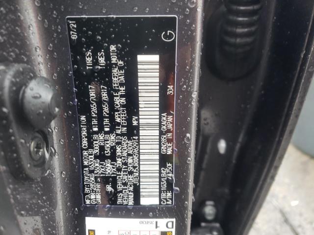 Photo 10 from auction – 2021 TOYOTA 4RUNNER SR with VIN JTENU5JRXM5962914