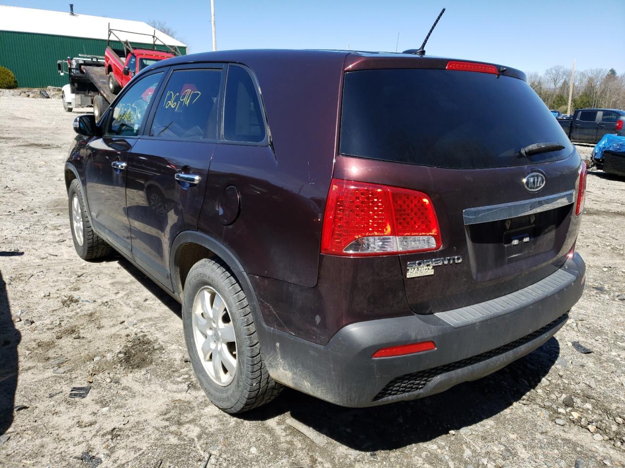 Photo 3 from auction – 2012 KIA SORENTO BA with VIN 5XYKTCA67CG289137