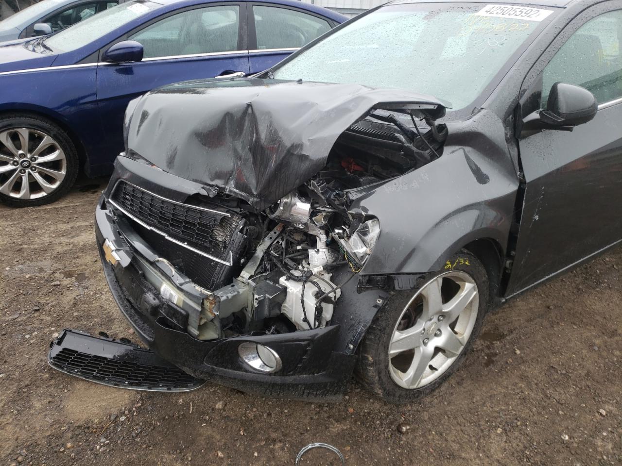 Photo 9 from auction – 2016 CHEVROLET SONIC LTZ with VIN 1G1JE6SB3G4148579