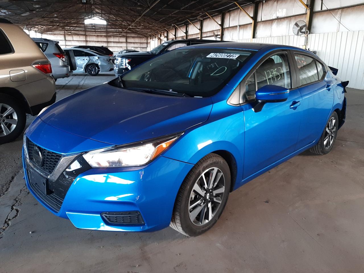 Photo 2 from auction – 2021 NISSAN VERSA SV with VIN 3N1CN8EV4ML888667