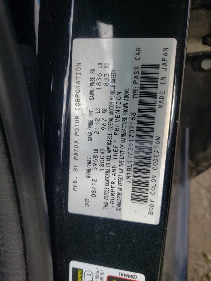 Photo 10 from auction – 2013 MAZDA 3 I with VIN JM1BL1TF2D1707168