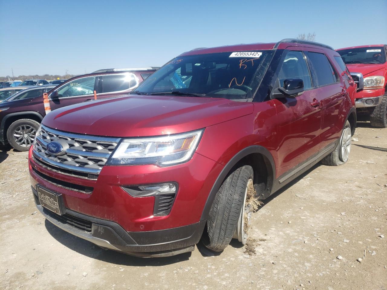 Photo 2 from auction – 2018 FORD EXPLORER X with VIN 1FM5K8D8XJGA25345