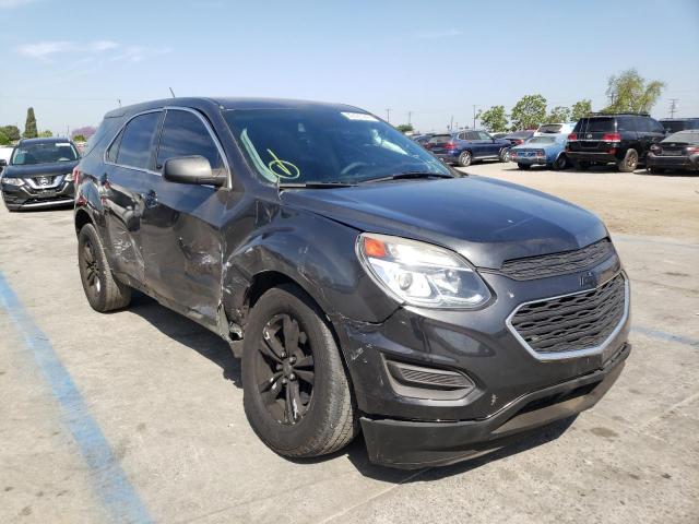 CHEVROLET EQUINOX LS 2017 with VIN 2GNALBEK0H1585283 - Photo from auction