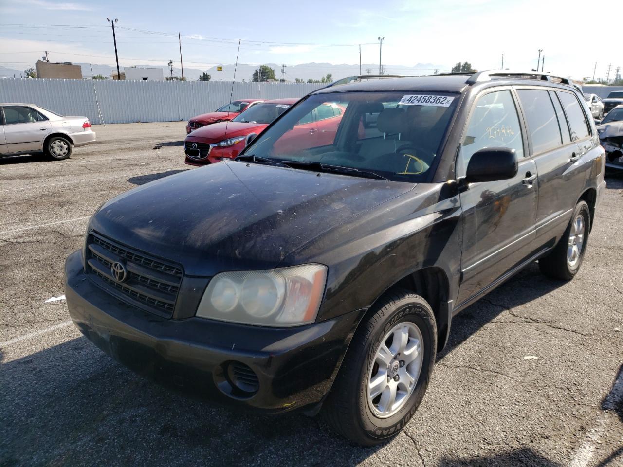 Photo 2 from auction – 2002 TOYOTA HIGHLANDER with VIN JTEGF21AX20058695