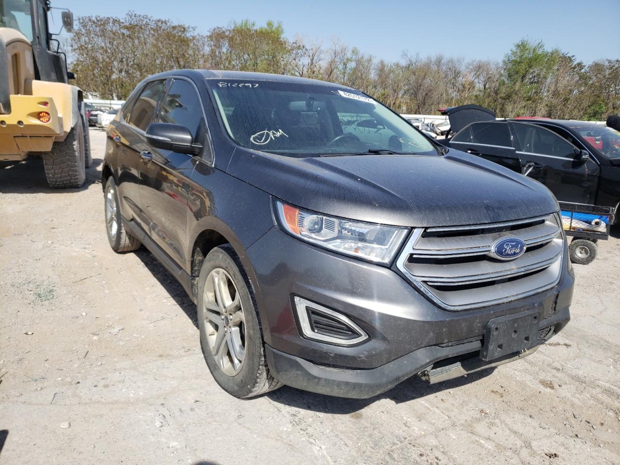FORD EDGE TITAN 2016 with VIN 2FMPK3K82GBB12297 - Photo from auction