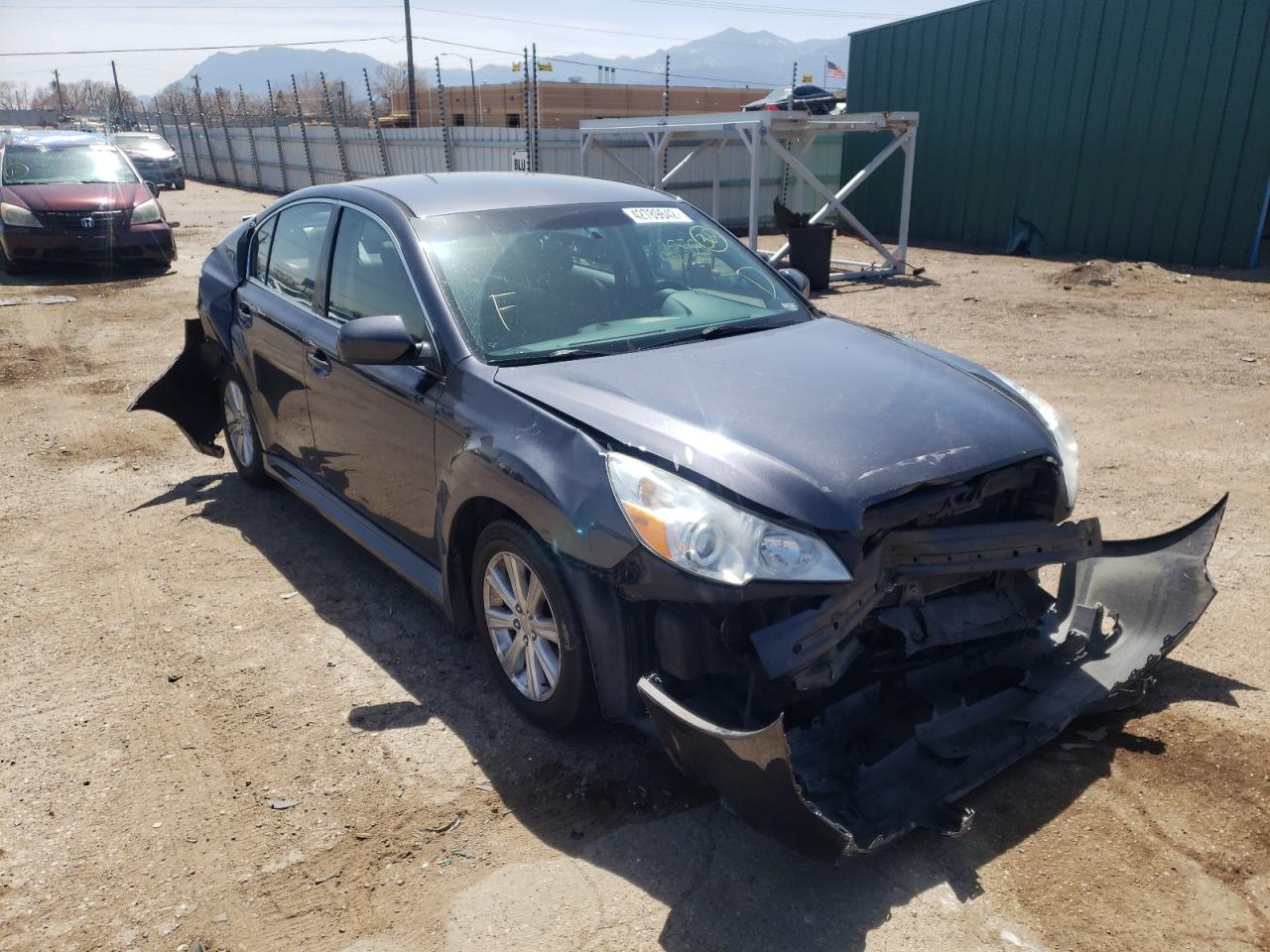 SUBARU LEGACY 2.5 2012 with VIN 4S3BMCC68C3007702 - Photo from auction