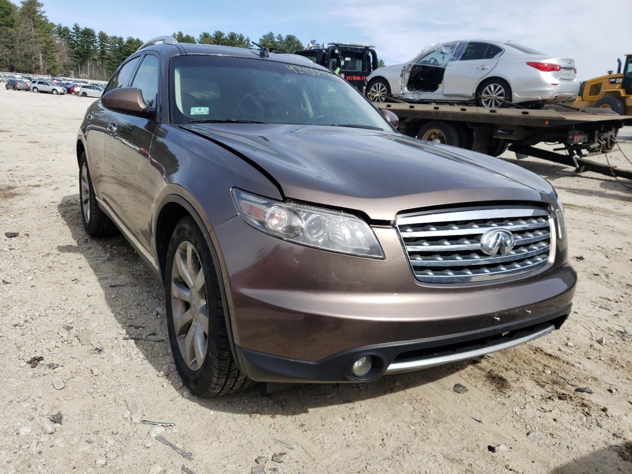 INFINITI FX35 2006 with VIN JNRAS08W86X203631 - Photo from auction