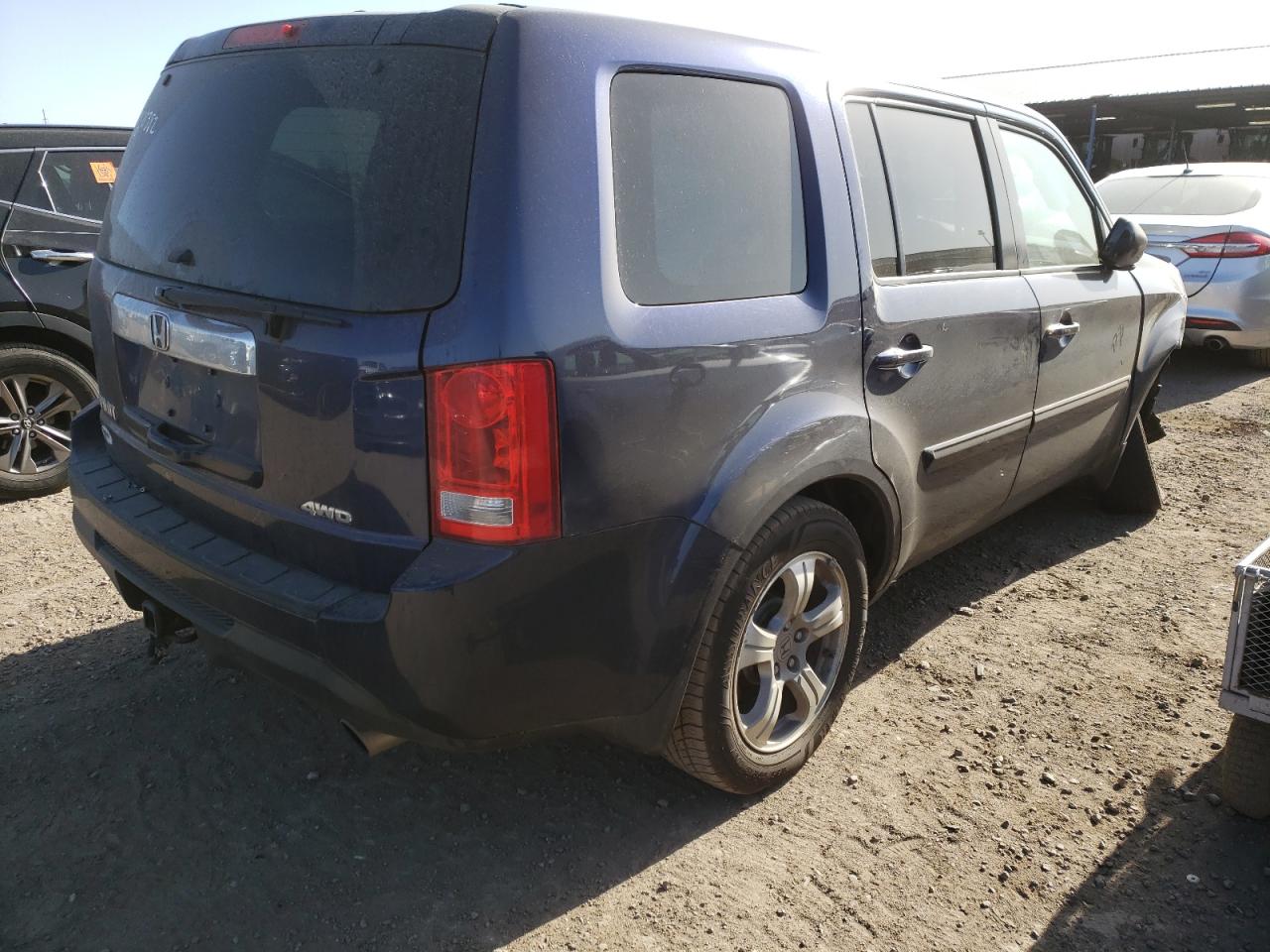 Photo 4 from auction – 2013 HONDA PILOT EX with VIN 5FNYF4H46DB026545