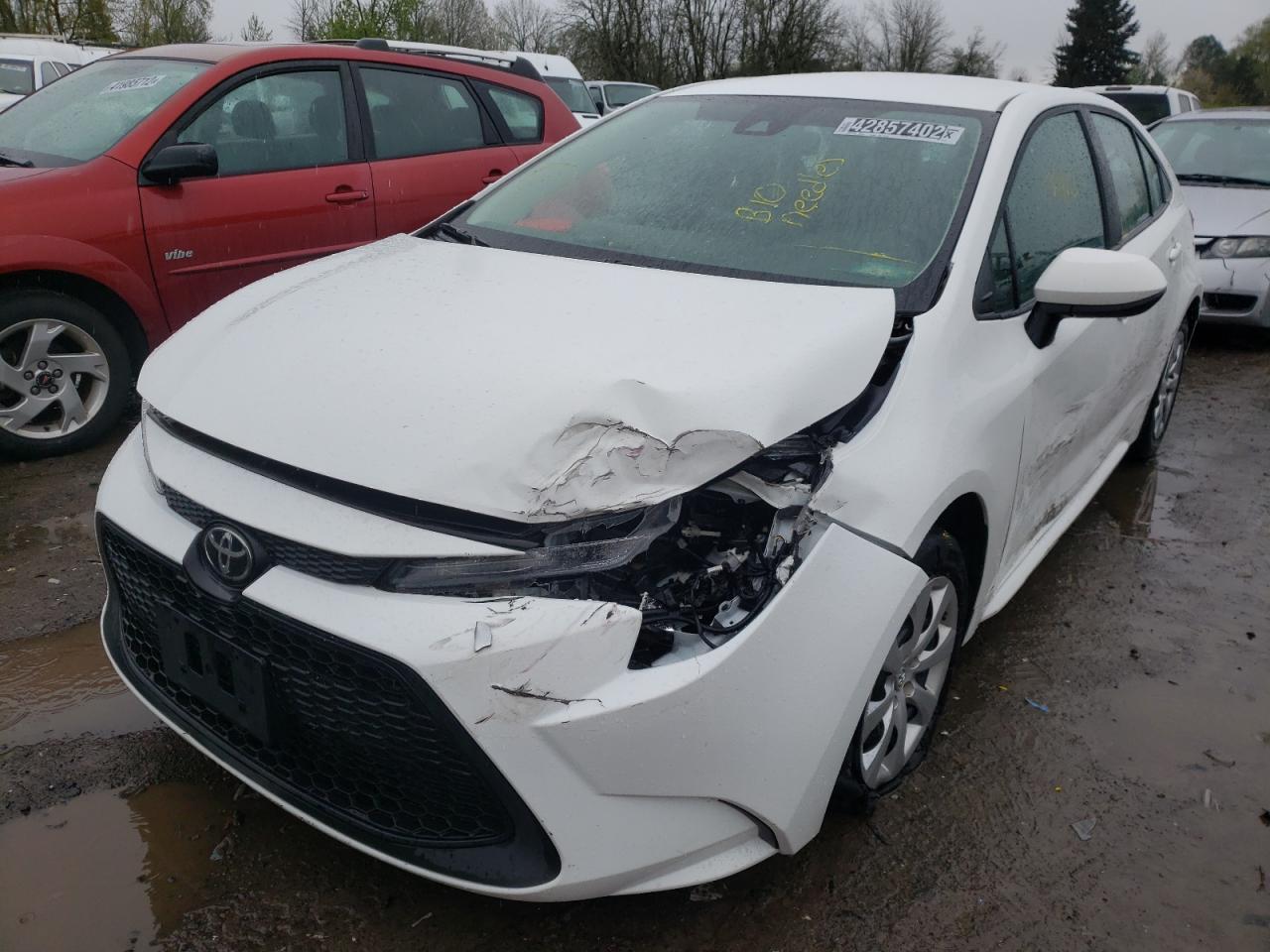 Photo 2 from auction – 2020 TOYOTA COROLLA LE with VIN 5YFEPRAE4LP107109