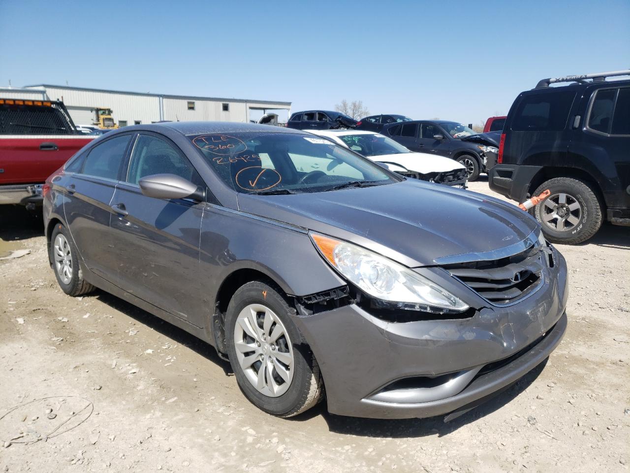 HYUNDAI SONATA GLS 2011 with VIN 5NPEB4AC5BH264255 - Photo from auction