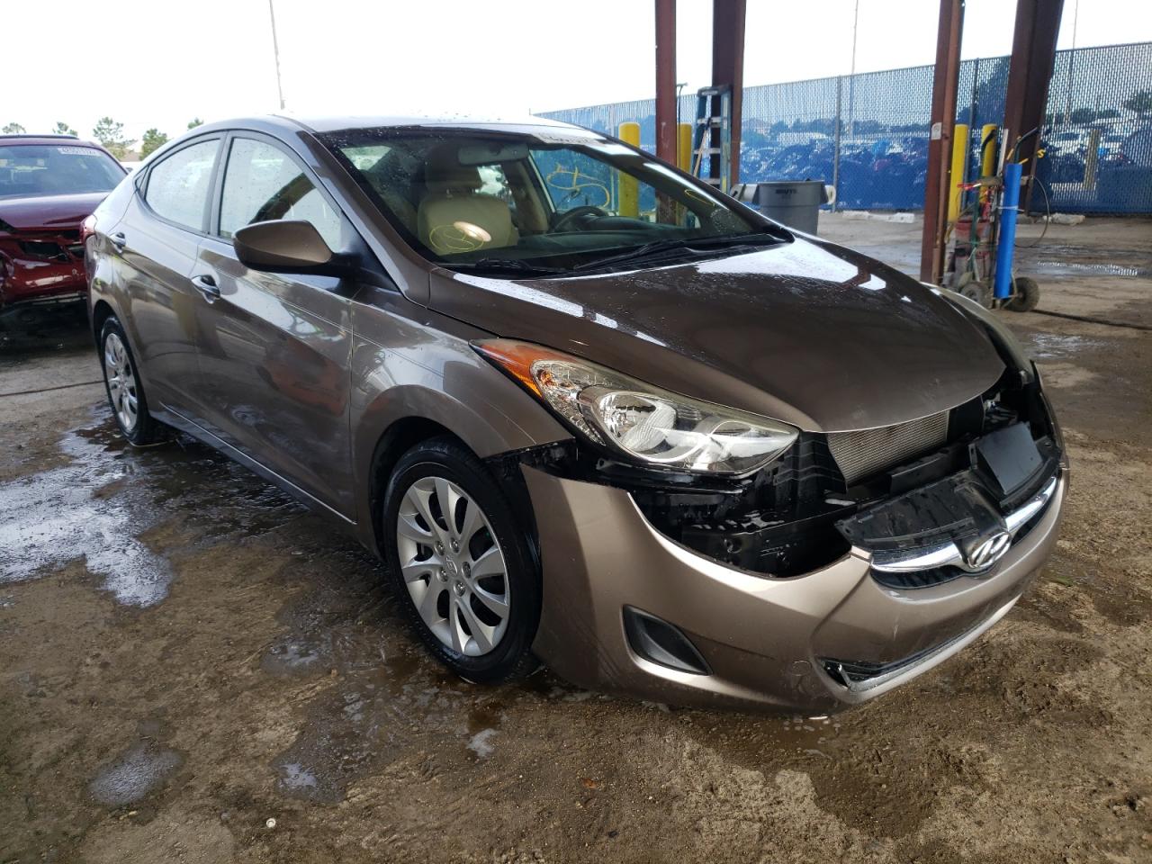 HYUNDAI ELANTRA GL 2012 with VIN 5NPDH4AE6CH076633 - Photo from auction