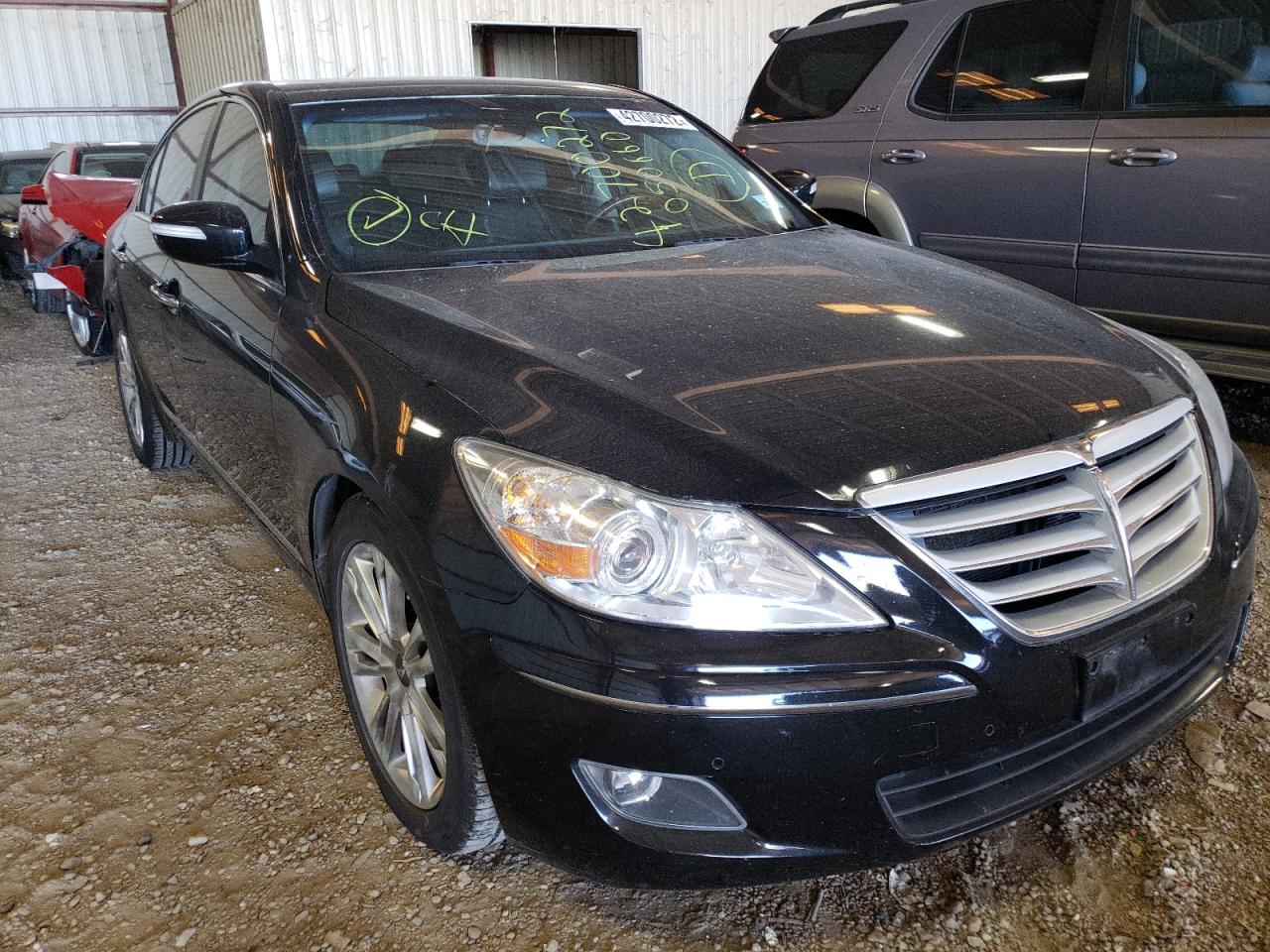HYUNDAI GENESIS 4. 2009 with VIN KMHGC46F19U050660 - Photo from auction